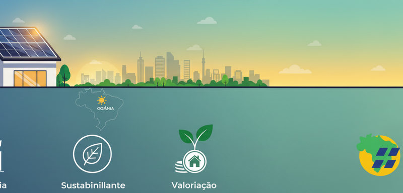Energia Solar Residencial: Economia, Sustentabilidade e Valorização em Goiânia e BR - Blog Nacional Energia Solar